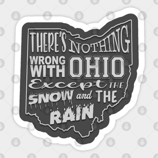 Nothing Wrong With Ohio Sticker by The Periodic Table Dancer 